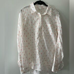 Gap Cactus Button Up Shirt, sz S